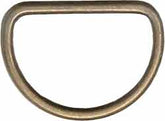 4 Halbrundringe VENO 25 mm, silber/altgold - 196974